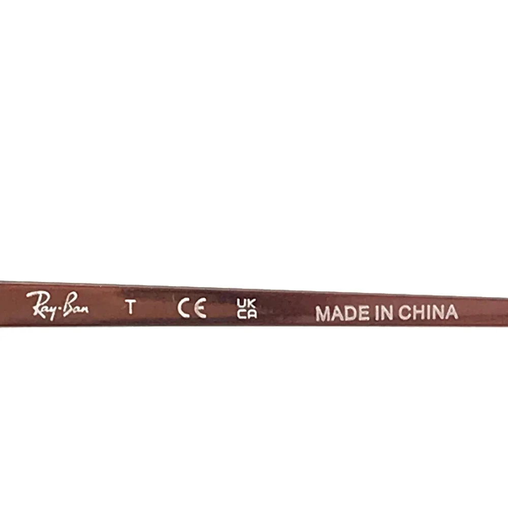 Ray-Ban Eyeglasses Frame RB6528 YEVI 2943 Copper Rose Gold Geometric 54-18-145